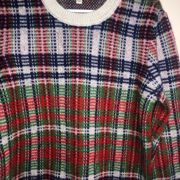 Orvis Women’s Plaid Crewneck Sweater Size Small - Picture 7 of 9